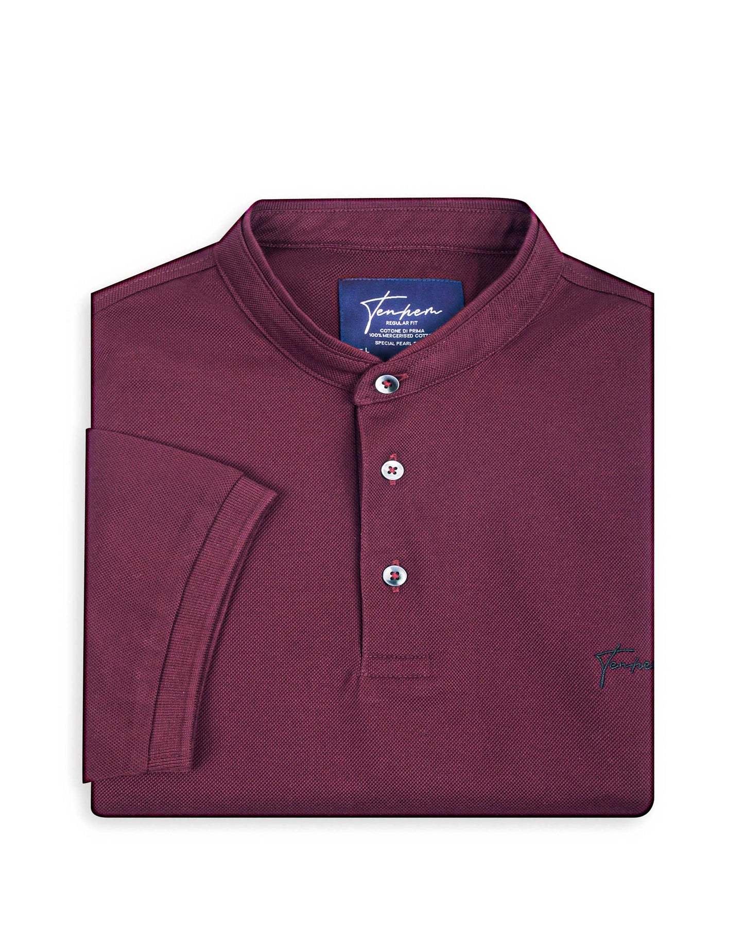 Ascend Polo Pique Reserve Burgundy
