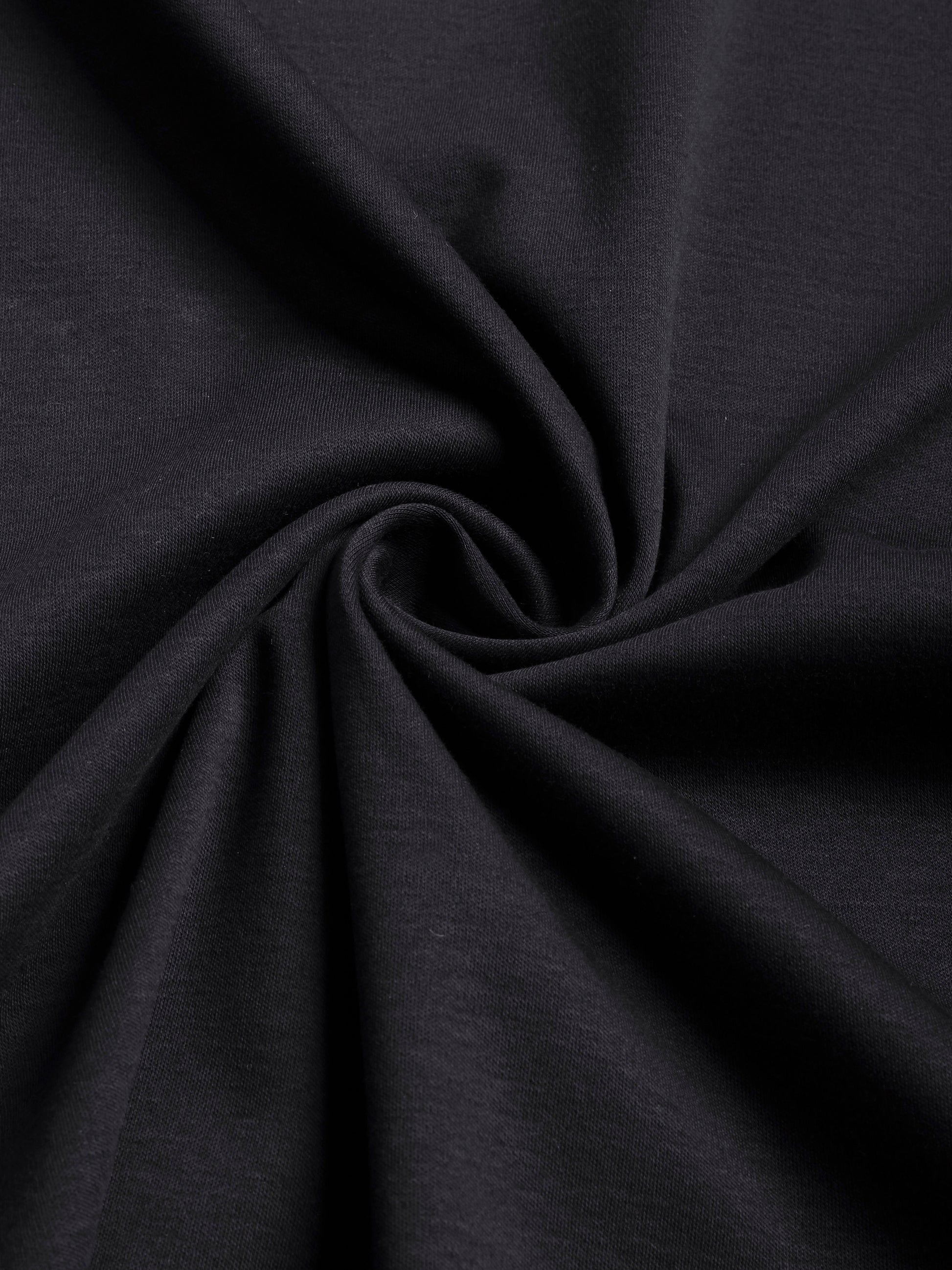 Luxury black polo shirt for men in mercerised cotton interlock with a sleek regular fit Tenhem