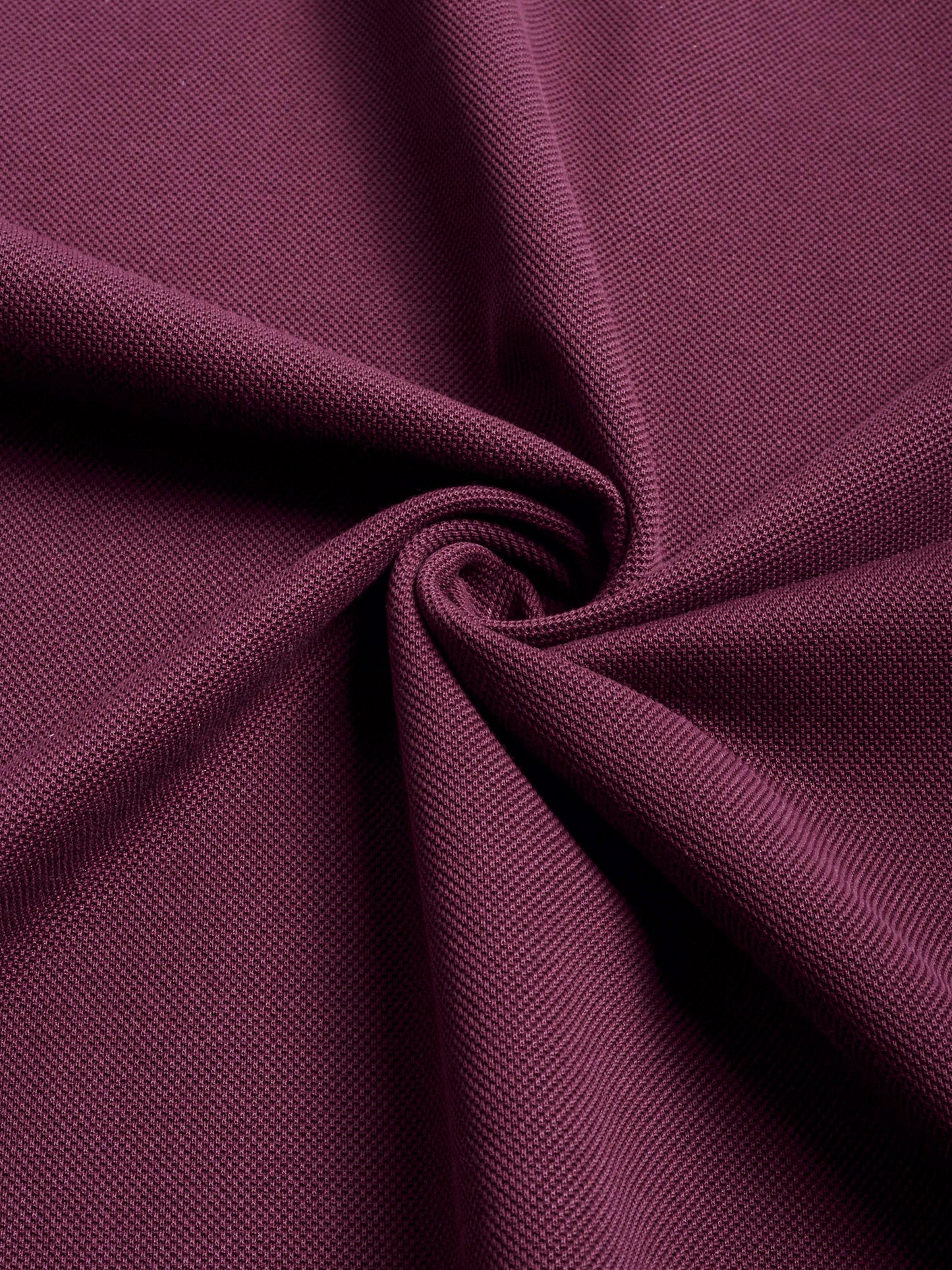 Luxury wine polo shirt for men in mercerised cotton pique with a rich, lustrous finish Tenhem