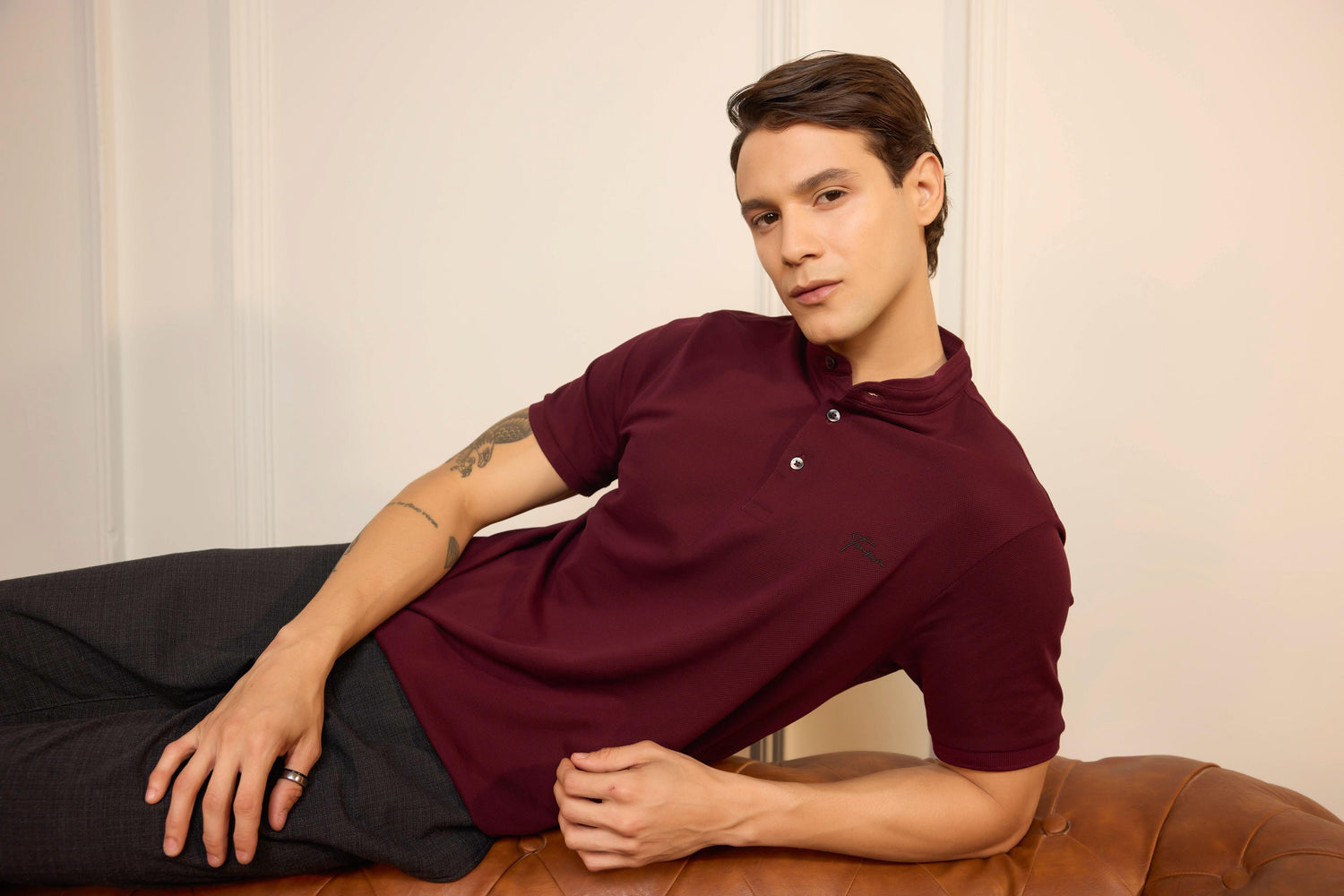 Buy Luxury Mercerised Cotton T Shirt | Cotton Pique T Shirt | High GSM T Shirts