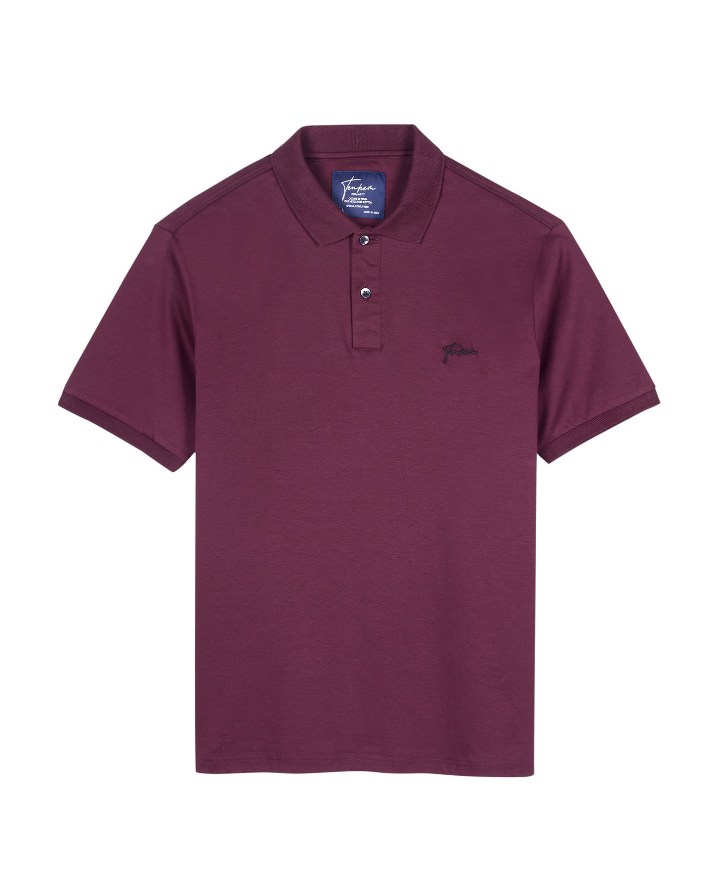 Apex Polo Interlock Reserve Burgundy