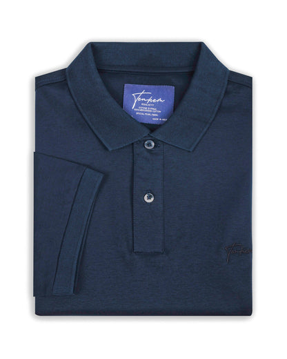 Apex Polo Interlock Midnight Navy