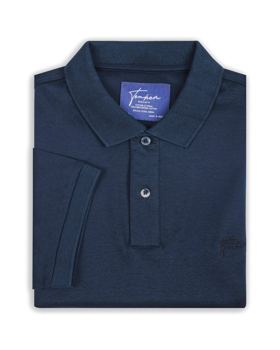 Apex Polo Interlock Midnight Navy