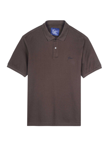 Apex Polo Pique Dark Mocha