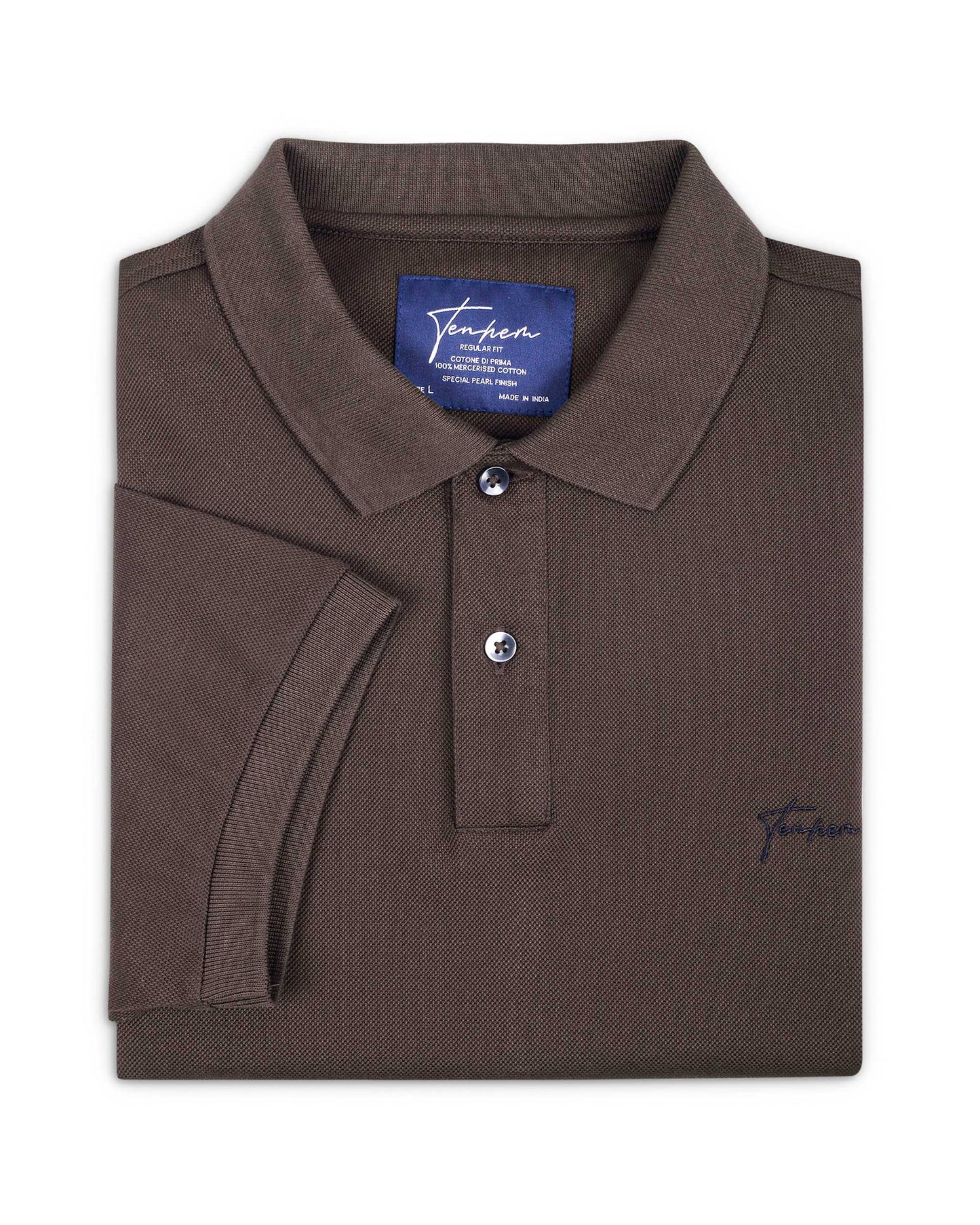 Apex Polo Pique Dark Mocha