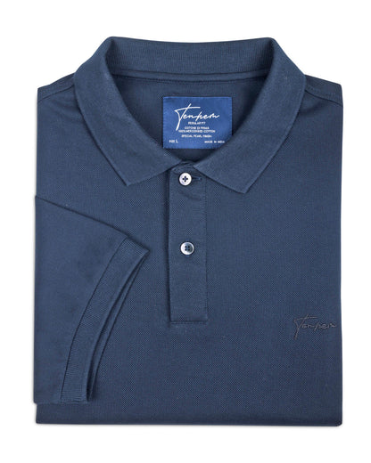 Apex Polo Pique Midnight Navy