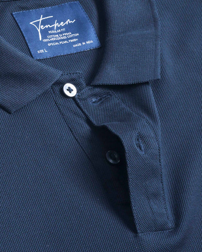 Apex Polo Pique Midnight Navy