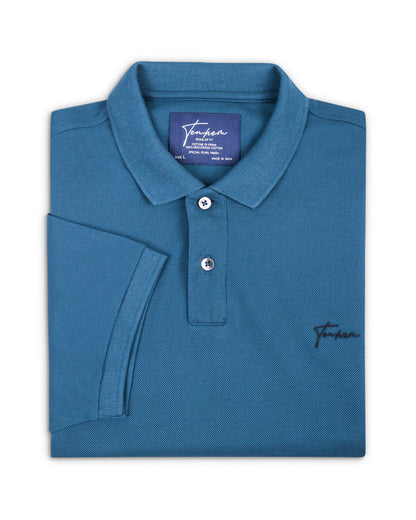 Apex Polo Pique Deep Teal