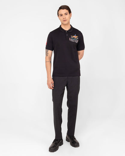 Crest Polo Pique Midnight Navy