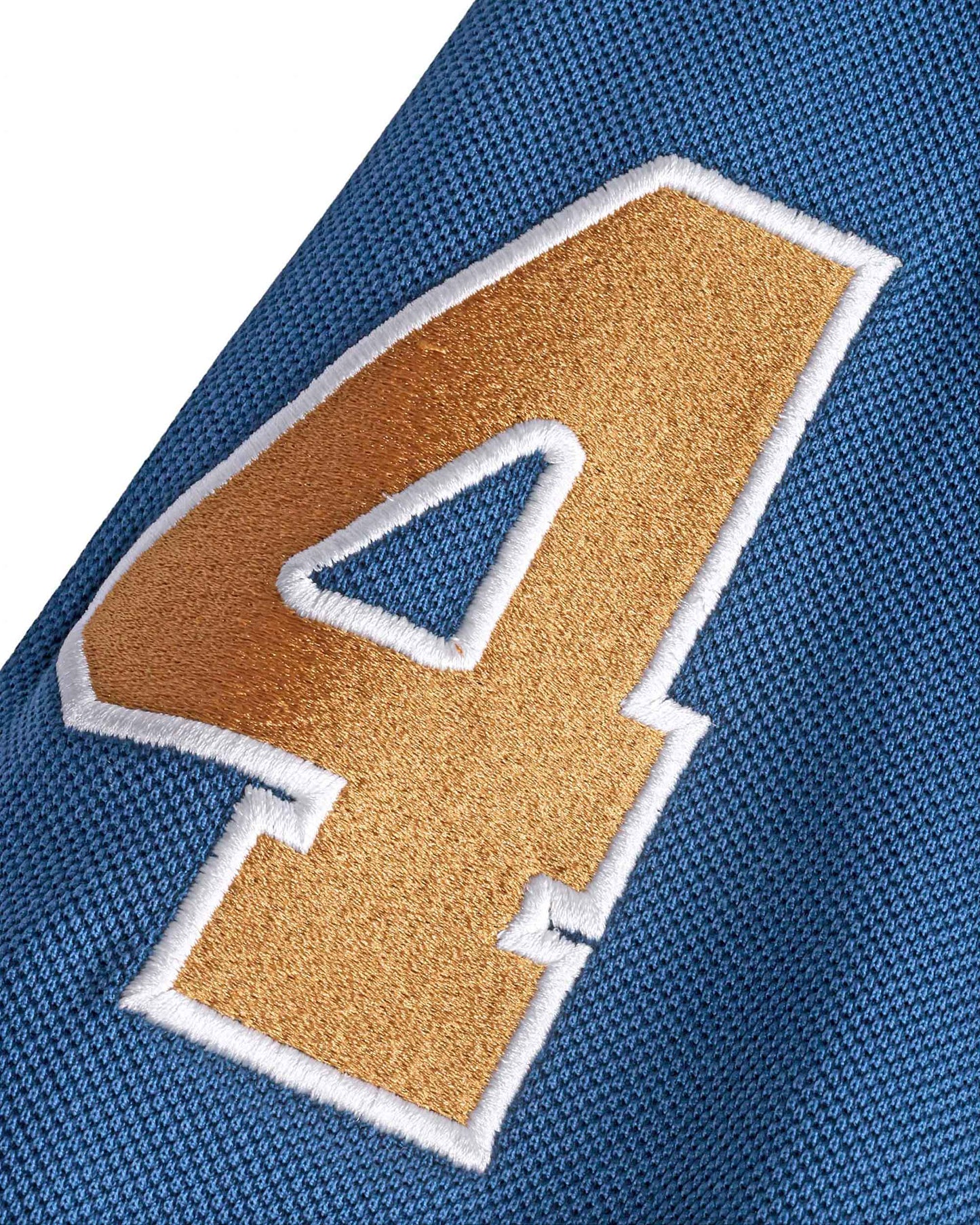 Crest Polo Pique Deep Teal