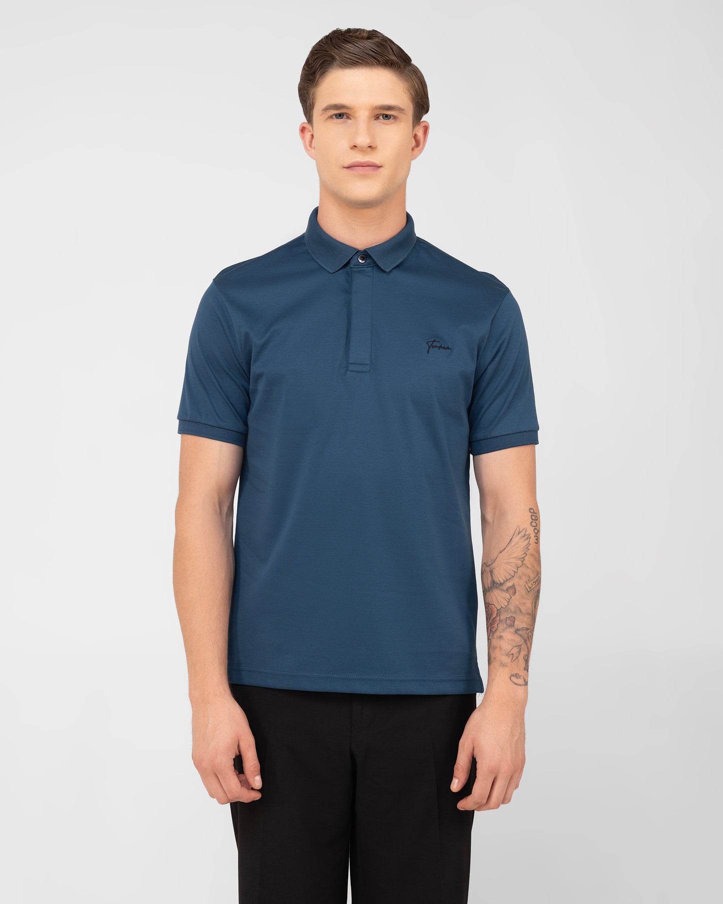 Prime Polo Interlock Deep Teal