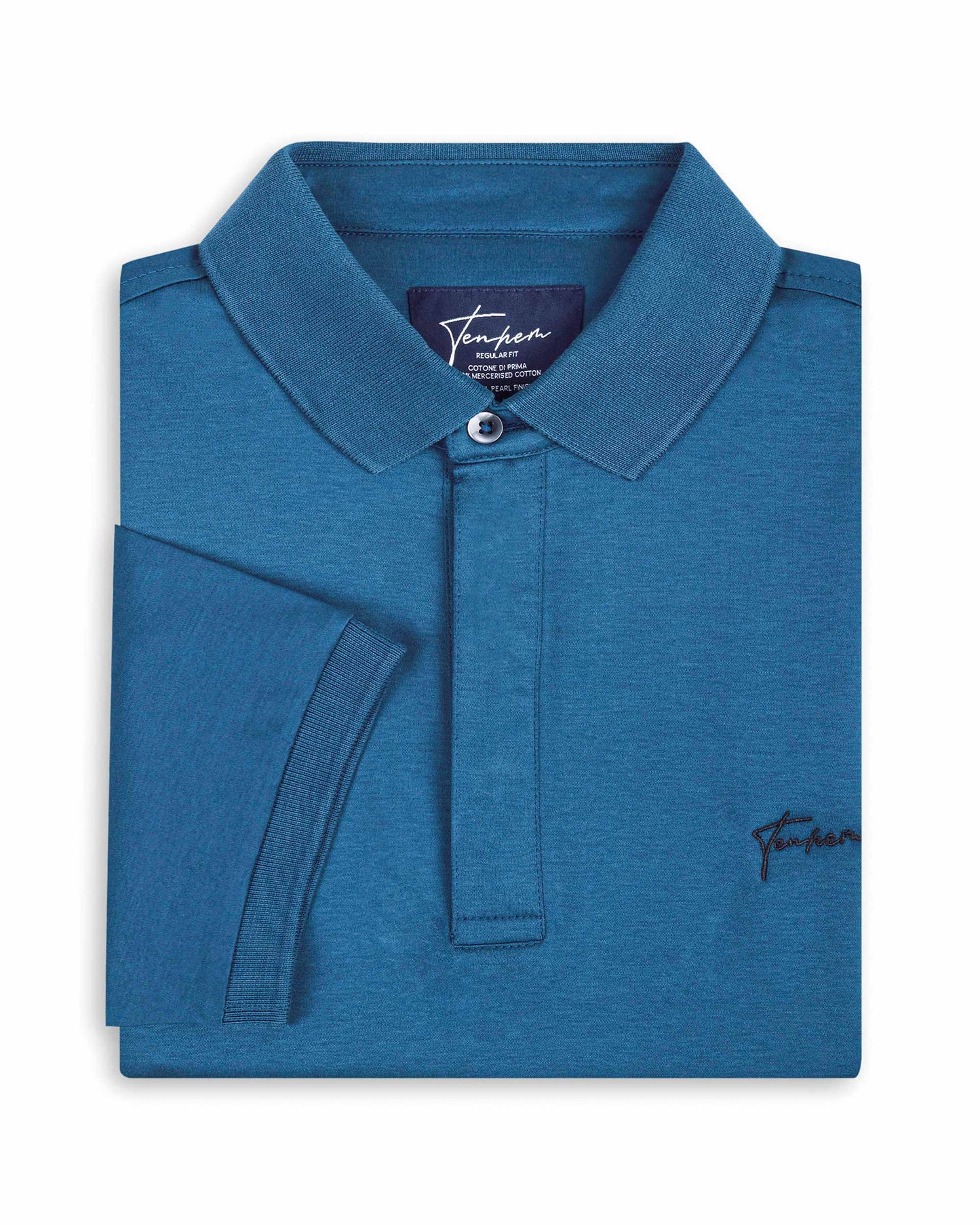 Prime Polo Interlock Deep Teal