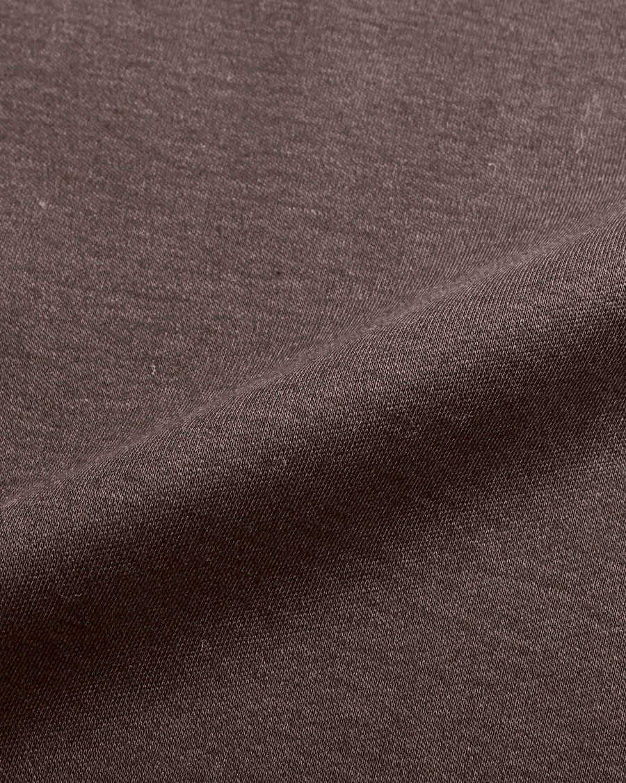 Deep Brown Mercerised Luxury Cotton Interlock Men's Regular Fit Polo T-Shirt with us polo style
