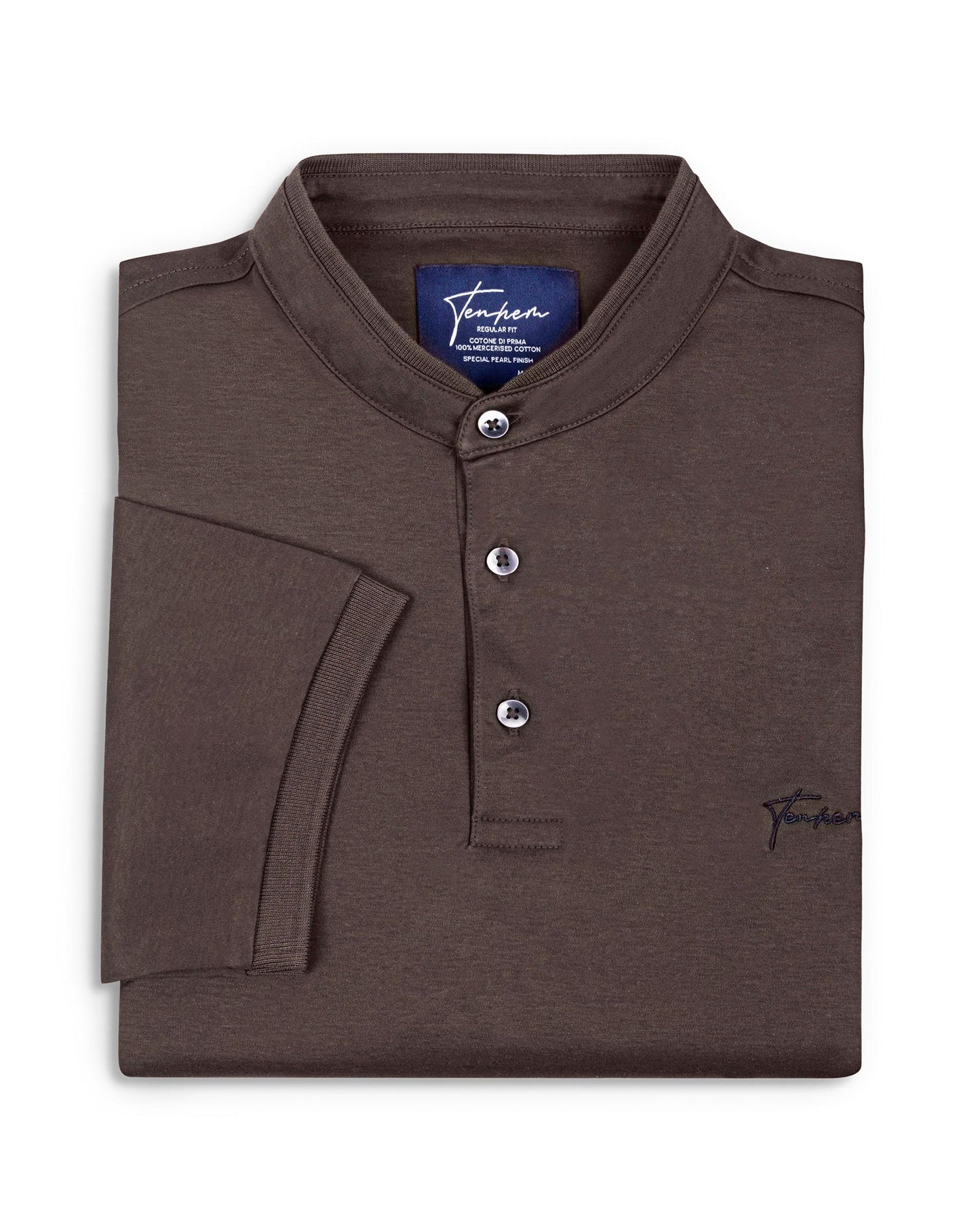 Ascend Polo Interlock Dark Mocha