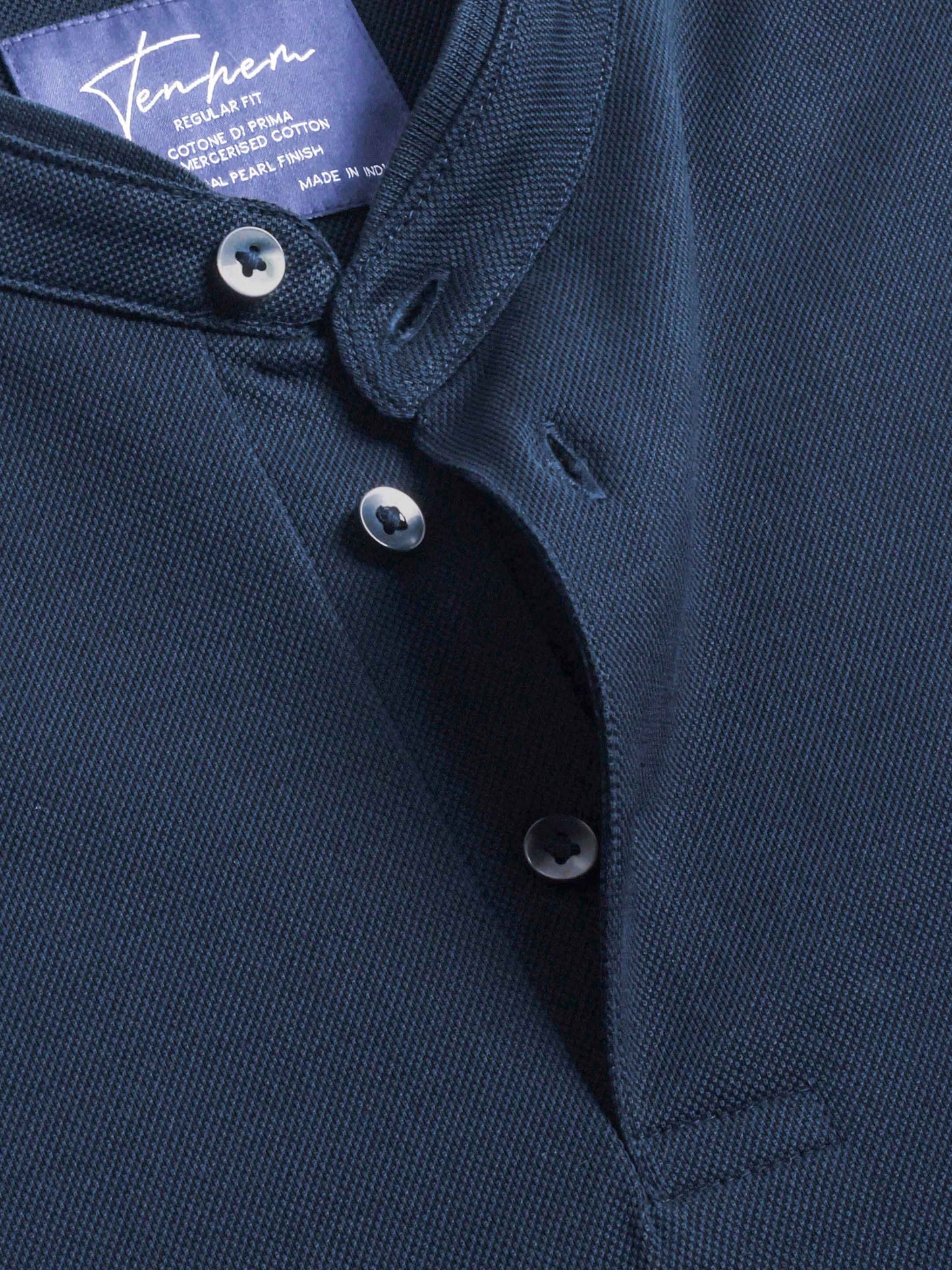 Ascend Polo Pique Midnight Navy