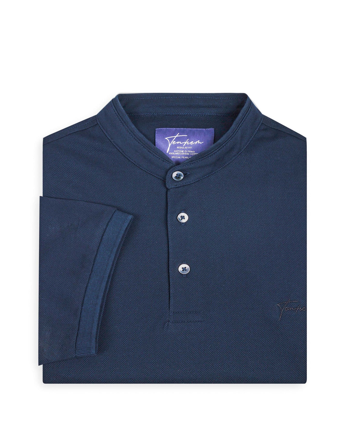 Ascend Polo Pique Midnight Navy