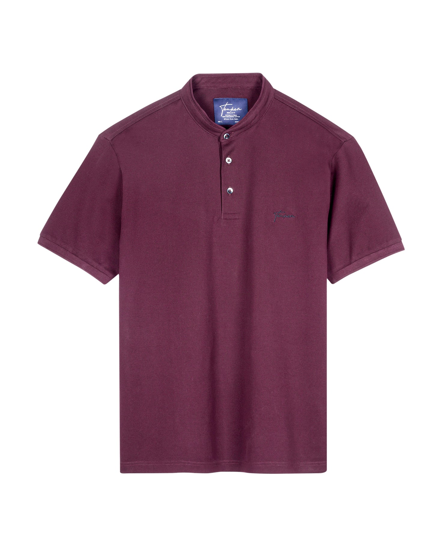 Ascend Polo Pique Reserve Burgundy