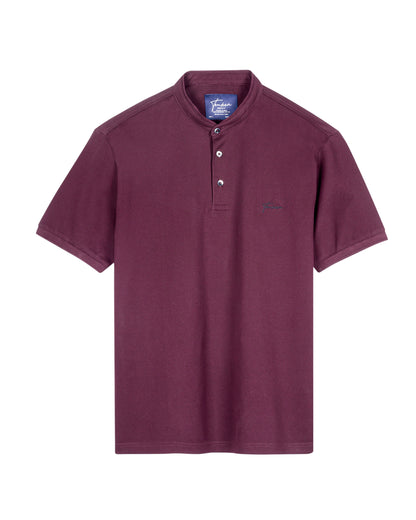 Ascend Polo Pique Reserve Burgundy