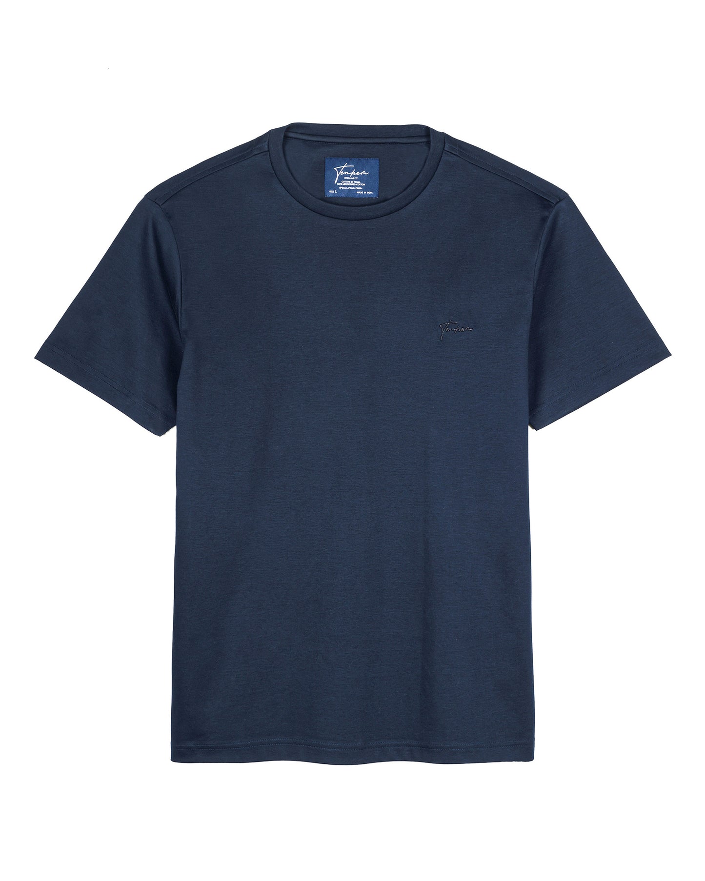 Reserve Crew T Shirt Interlock Midnight Navy