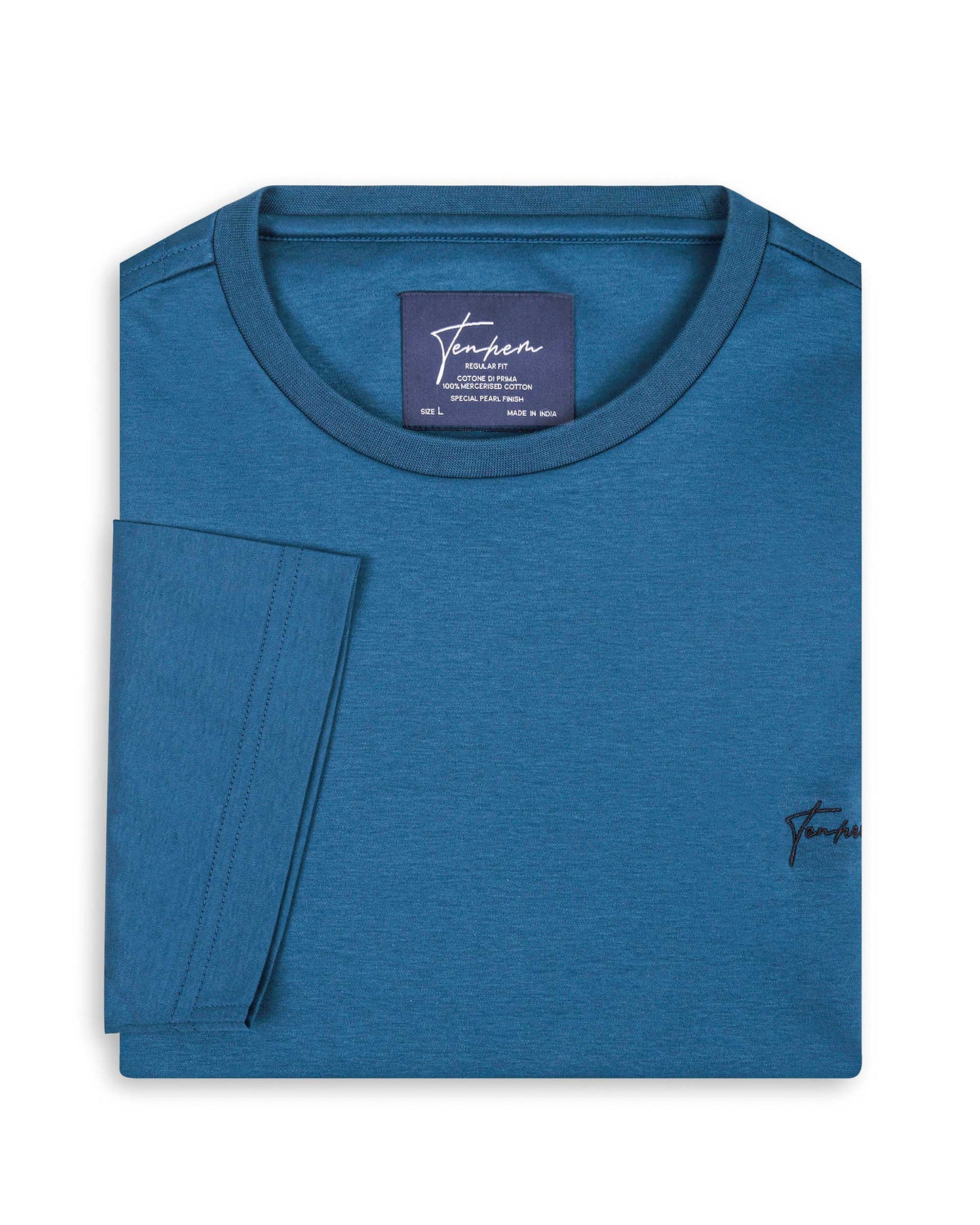 Reserve Crew T Shirt Interlock Deep Teal