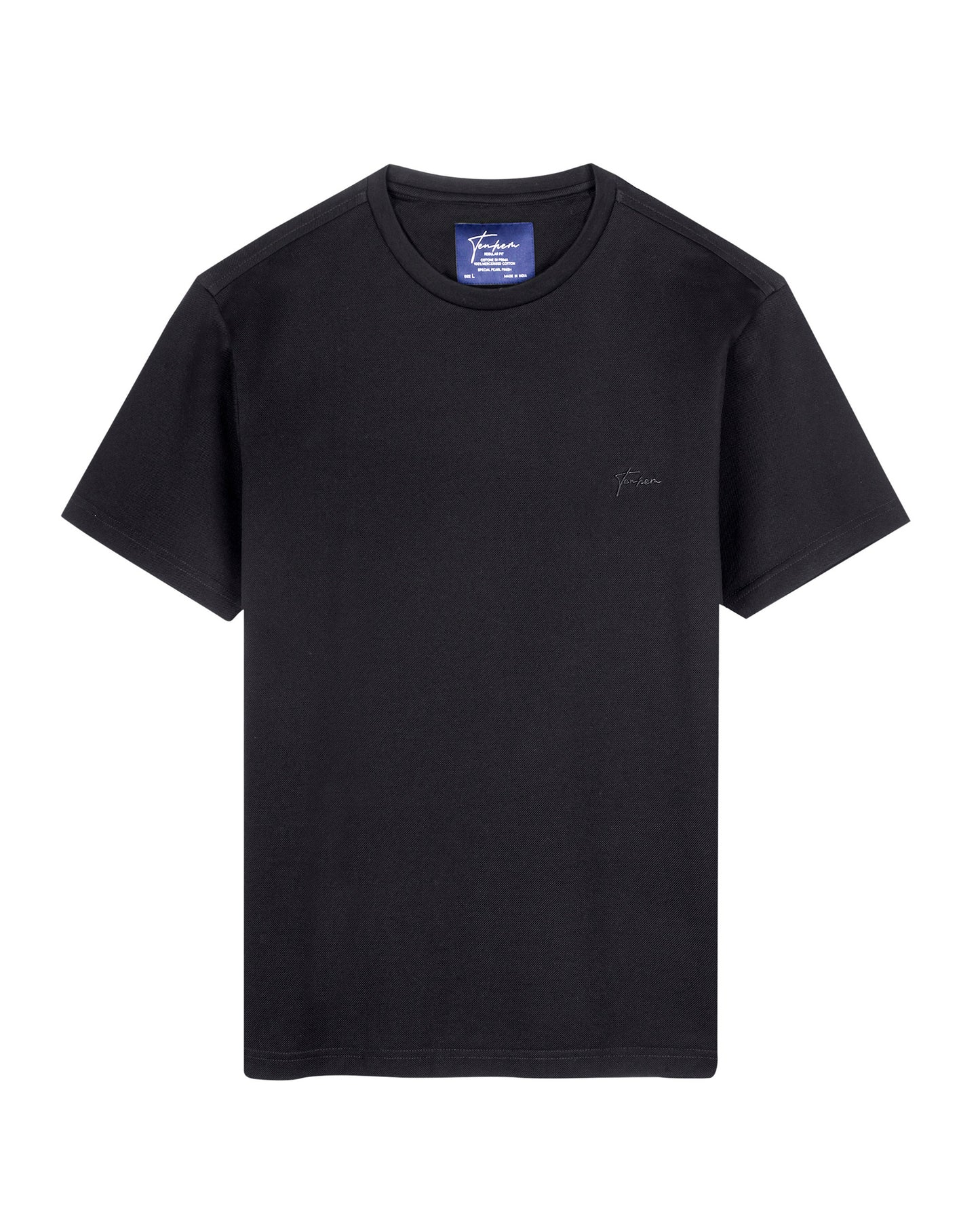 Reserve Crew T Shirt Pique Classic Black