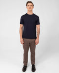 Reserve Crew T Shirt Pique Midnight Navy