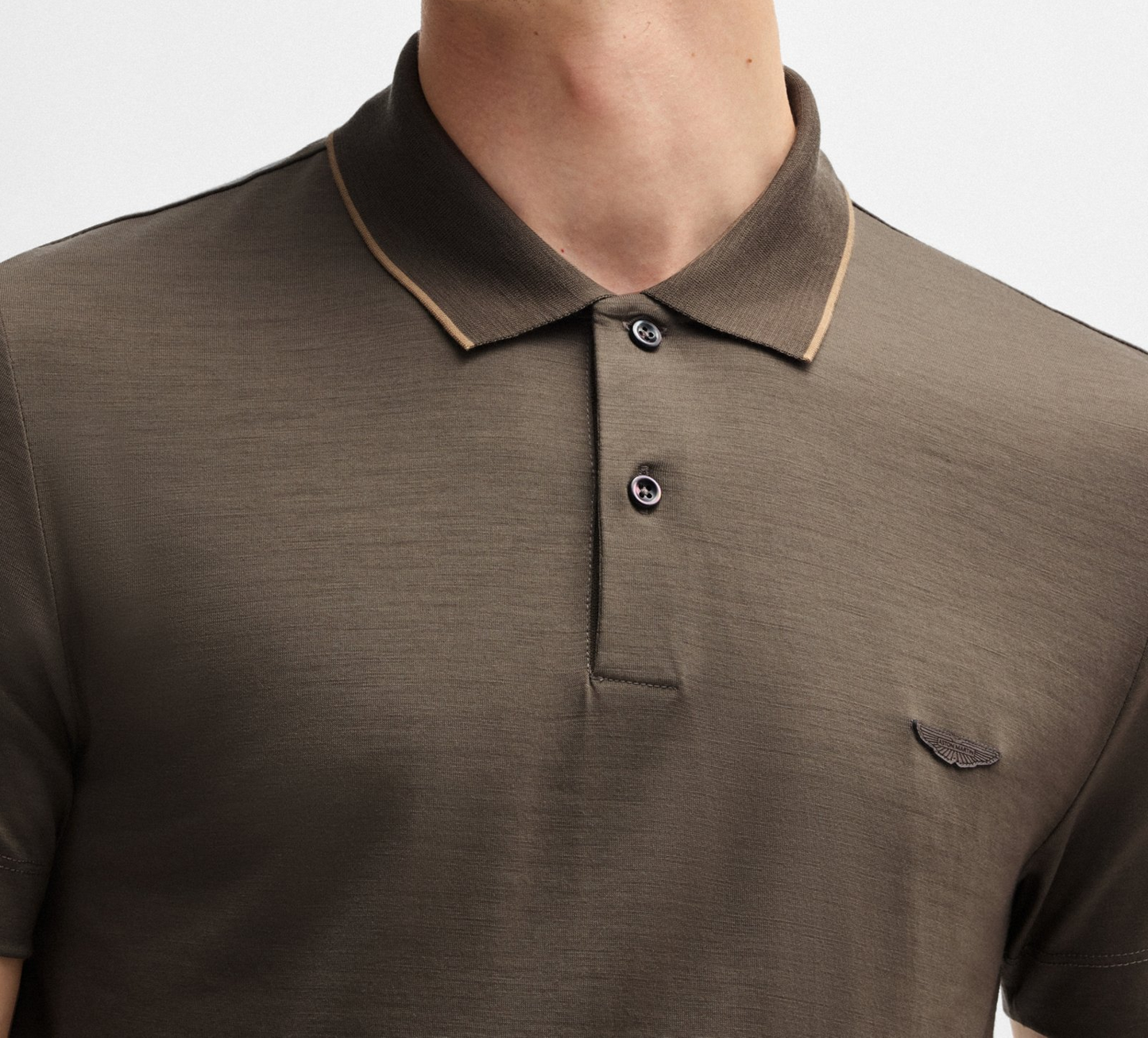 1020 Mercerised Supima Luxury Cotton Interlock Burnt Olive