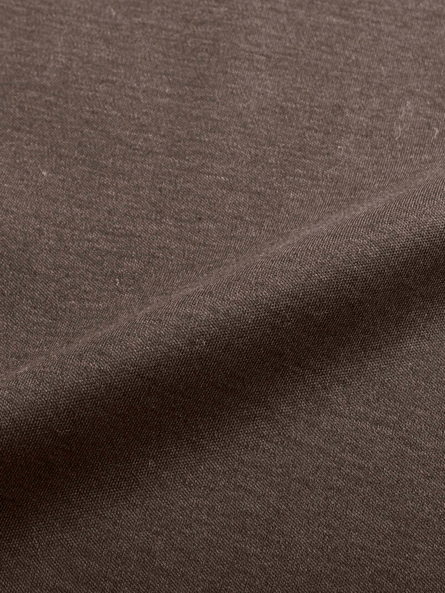Mercerised Cotton Polo Shirt Interlock Regular Fit Brown