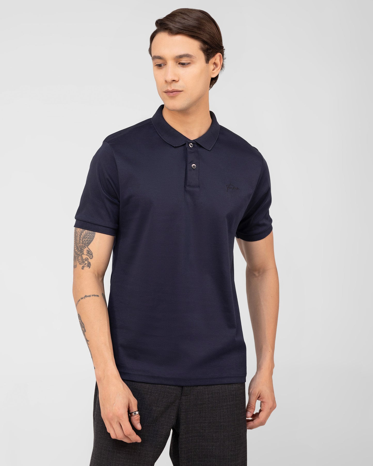 Apex Polo Interlock Midnight Navy