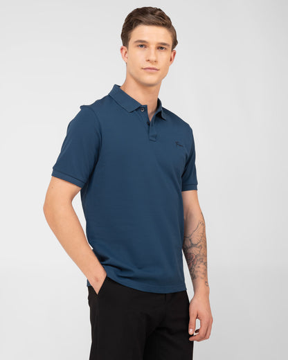 Men Origin Polo Pique Deep Teal