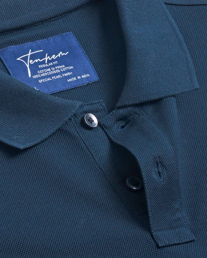 Men Origin Polo Pique Deep Teal