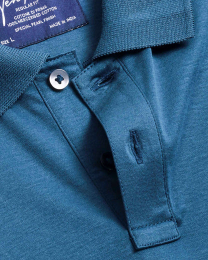Men Origin Polo Interlock Deep Teal