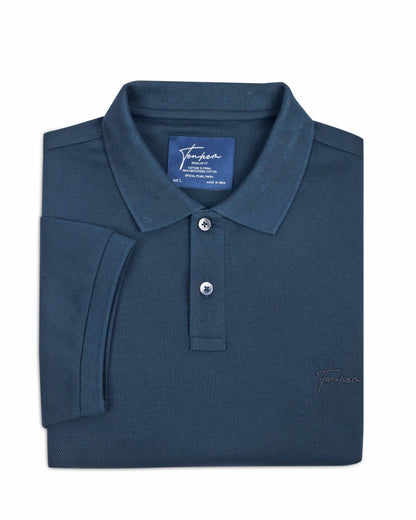 Men Origin Polo Pique Deep Teal
